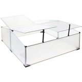 Wiltec vrtni alu. rastlinjak 100x120cm prozoren dvojni 62402 u