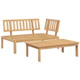 Maison Chic Seti vrtnega pohištva - Vrtna garnitura - Vrtni pohištvo set iz palet 2 kosa trden akacijev les, (21797309) | Shoptok.si