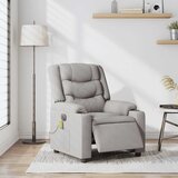 Maison Chic Električni masažni naslanjač - Relax naslanjač sivo blago, (22134844) | Shoptok.si