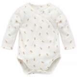 Pinokio Kids's Lovely Day Beige Wrapped Longsleeve Bodysuit Cijene