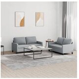 vidaXL 2-dijelni set sofa s jastucima svjetlosivi od tkanine Cijene