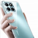 Techsuit Shockproof Clear Silicone prozirna maskica otporna na udarce za Honor X6c | shoptok.hr