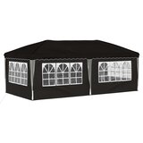  Rastezljivi šator za zabave 575 x 288 x 245 cm Crna | shoptok.hr