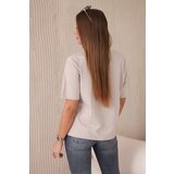 Kesi No Bad Days Cotton Blouse Beige | shoptok.hr