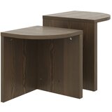 Karup Design Temno rjave mizice v kompletu 2 ks iz masivnega bora Combine – | Shoptok.si