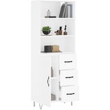  Visoka komoda bijela 69,5x34x180 cm konstruirano drvo | shoptok.hr