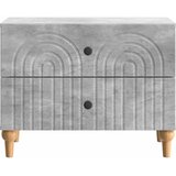  Noćni ormar Betonska siva 62 x 34,5 x 48 cm Konstruirano drvo | shoptok.hr