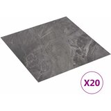  Samoljepljive Pločice za Pod 30,5 x 30,5 cm 20 pcs PVC Crna | shoptok.hr