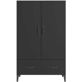  Visoka komoda crna 70 x 31 x 115 cm od konstruiranog drva | shoptok.hr