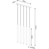  Obesna svetilka PASTELO 5L zlata, (21626832) | Shoptok.si