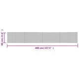  Tepih pravokutni svijetli prirodni 60 x 400 cm od bambusa | Eponuda.ba