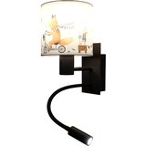 Brilagi LED Flex. lampa BOBO 1xE27/25W/230V + LED/3W crna/bela/sa životinjskim motivima | Eponuda.com