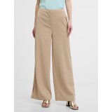 Orsay Beige Women's Wide Leg Trousers - Women's Cene