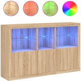  The Living Store Komoda z LED lučkami sonoma hrast 162x37x100 cm - Komoda, (21453438) | Shoptok.si