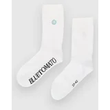 Icon Nogavice white / smiley blue