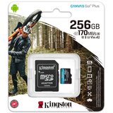Kingston spominska kartica canvas go! plus microsd 256GB | Shoptok.si