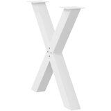 vidaXL noge za blagovaonski stol u obliku slova x 2 kom bijele | shoptok.hr