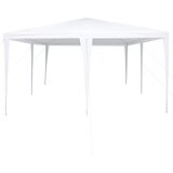 Šator za zabave Bijelo 400 x 400 x 266 cm Polietilen i čelik | shoptok.hr
