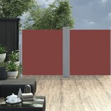 vidaXL Zložljiva stranska tenda rjava 120x600 cm, (20728818) Cene