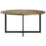Maison Chic Jedilna miza - Kuhinjska miza - Jedilni stol 150x75 cm predelan trden les, (21714956) Cene