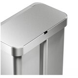 simplehuman Željezna kanta za smeće 34+24 l za odvojeni otpad/beskontaktna u srebrnoj boji Dual Sensor – | shoptok.hr