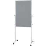 Maul Tabla za moderiranje solid, bela tabla/siva klobučevina, tabla VxŠ 1200 x 750 mm | Shoptok.si
