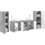  Set namještaja za kupaonicu 5 kom. Betonska siva | shoptok.hr