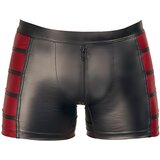 NEK mu&amp;scaron;ke bokserice sa crvenim bočnim umecima i patentnim zatvaračem - crne - 2XL Slike