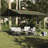 vidaXL Ponjava za kampiranje olivno zelena 451x420 cm vodoodporna | Shoptok.si