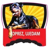 tabla/Oznaka – Oprez ujedam Rotvajler