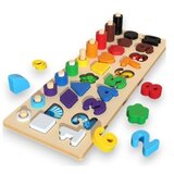 Bbo drvena igracka 4 u 1 logaritamska tabla ( GB-008 ) | ePonuda.com