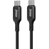  USB data kabal Superior SU-K105 Cink 60W 3A Type-C na Type-C 1m crni | Eponuda.com