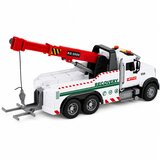  Construction Truck with Adjustable Crane Lights Sounds White 1:14 | Shoptok.si