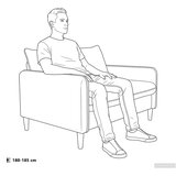  XXL fotelja Svjetlosiva Bouclé - Svjetlosiva 110 cm | shoptok.hr
