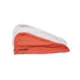 Revolution Haircare pripomoček za sušenje las (2 kosa) - 2pk Microfibre Hair Wrap White/Coral Cene