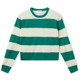 Compania Fantastica Puloverji COMPAÑIA FANTÁSTICA Knit 10200 - White/Green Bela | Shoptok.si