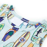  Dječja majica bez rukava nježnoplava prošarana 128 | shoptok.hr