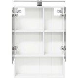  Kopalniška ogledalna omara z LED lučmi Bela 50 x 14,5 x 70 cm, (5000233013) | Shoptok.si