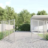  Vrtna vrata od mreže srebrne boje 300 x 125 cm, pocinčani čelik | shoptok.hr