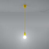  Sollux SL.0578 - Luster na sajli DIEGO 1xE27/60W/230V u boji žute | Eponuda.com