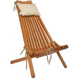 Garden Pleasure Leseni vrtni stol v naravni barvi Falun - Garden Pleasure Cene