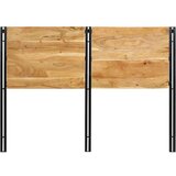 vidaXL Uzglavlje 140 cm Puno drvo bagrem i željezo | shoptok.hr