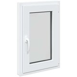 vidaXL podrumski prozor "RISOR" 50x75 cm Okretno-nagibni DIN lijevi bijeli | shoptok.hr