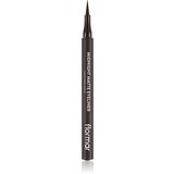 Flormar Midnight Matte Eyeliner tuš za oči u flomasteru s mat efektom nijansa 02 Brown 1 ml | shoptok.hr