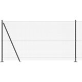 vidaXL varjena žična ograja z 7 stebrički s prazninami Siva 1.2x10 m Jeklo | Shoptok.si