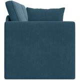  Podni kauč na razvlačenje Plava 213 x 70 x 77 cm Baršun | shoptok.hr