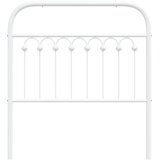 Metalno zamjensko uzglavlje bijelo 90 cm | shoptok.hr