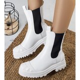 Gemre White women's ankle boots Crispo | shoptok.hr