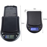  Digitalna LCD žepna tehtnica za nakit 500-0.1g osvetljena črna | Shoptok.si