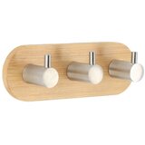 Tendance čiviluk sa 3 kukice 3m 3,5x13,5x3,5 bambus/metal hrom 9062102 | Eponuda.com